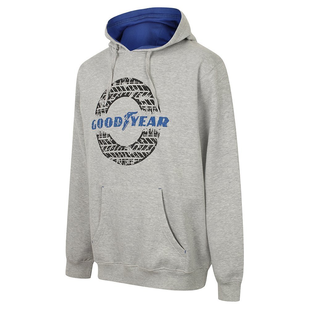 GOODYEAR GRAPHIC HOODED SWEATER GREY GYSWT024