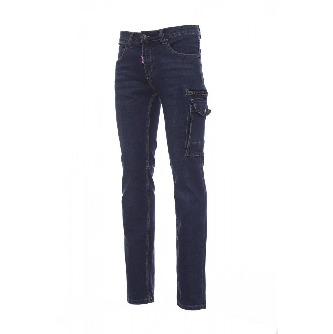 PAYPER MULTIPOCKET STRETCH DENIM WORK TROUSER - WEST